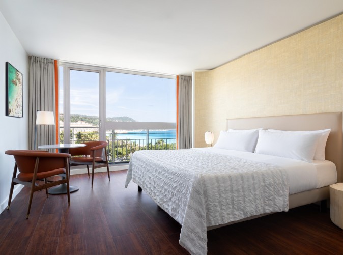 033_Le Meridien Nizza - Schoene Aussichten Touristik - New - King Deluxe Garden And Sea View Guest Room